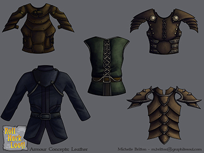 Roll Hack Loot - Leather Armour Concepts